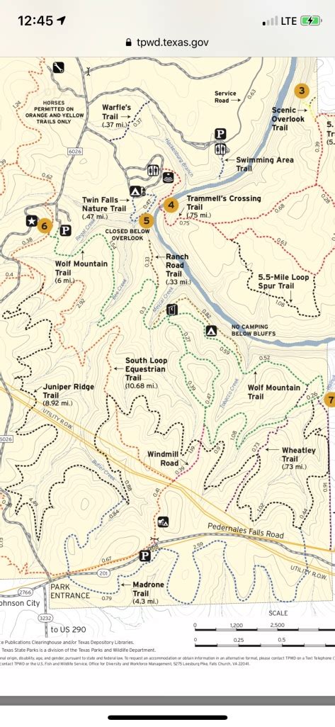 Pedernales Falls State Park Map - Maping Resources