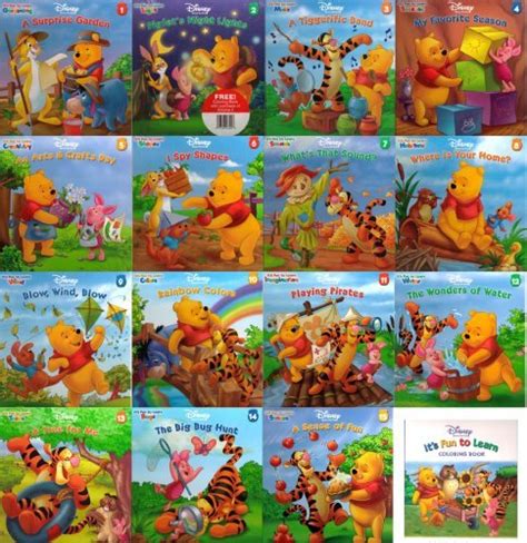 Disney Winnie the Pooh It's Fun to Learn Book Series ~ 15 Books: 9781579731366 - AbeBooks