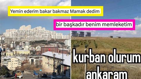 Ankara'nın Koca Bir Beton Yığınından İbaret Olduğu Fotoğrafı Paylaşan Kişiye Komik Yorumlar Geldi