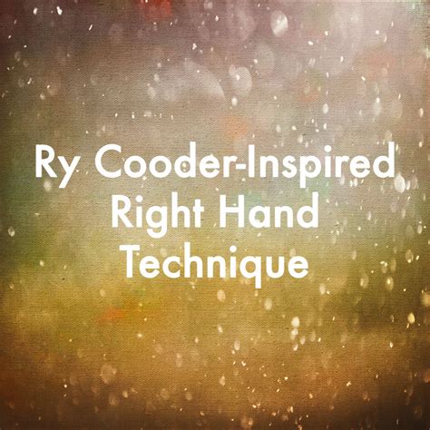 Ry Cooder-Inspired Right Hand Guitar Technique - Eric Haugen Guitar