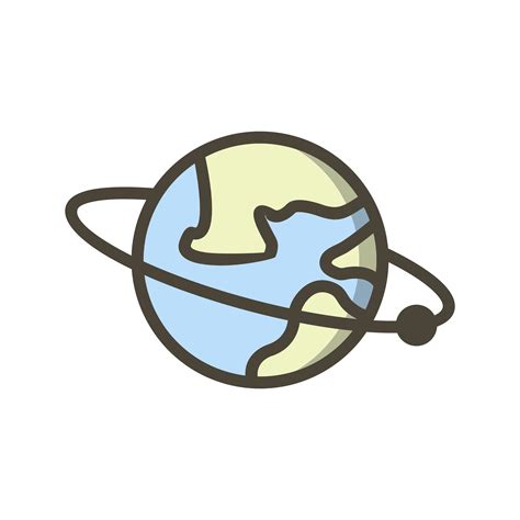 Orbit Around the Earth Vector Icon 449083 Vector Art at Vecteezy