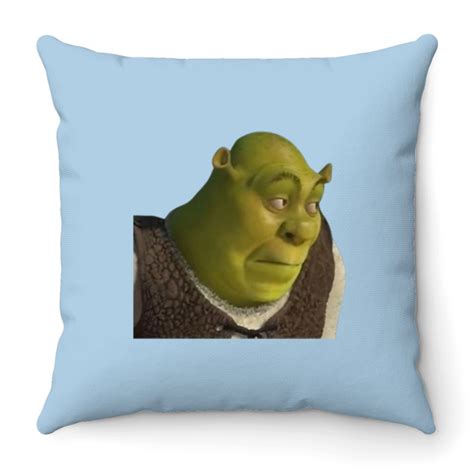 Shrek Meme - Surprised Shrek Throw Pillows sold by Storeykera | SKU ...