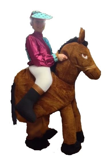 Deluxe Adult Ride-On Horse and Jockey Costume