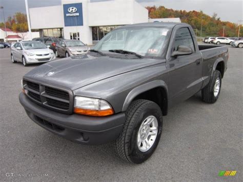 Graphite Metallic 2003 Dodge Dakota SXT Regular Cab 4x4 Exterior Photo ...