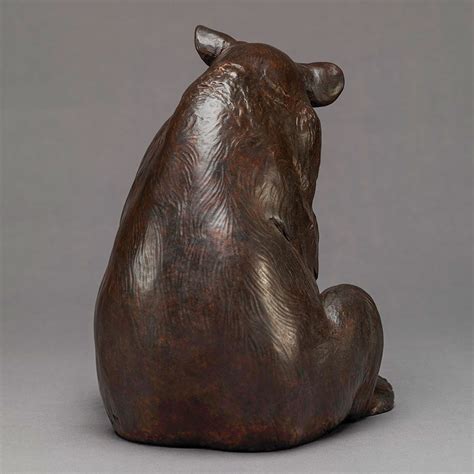 Black Bear - Bronze Sculpture by Nick Bibby