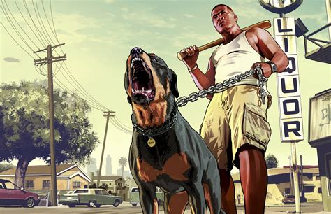 GTA 5 Franklin and his dog Chop Latest Memes - Imgflip