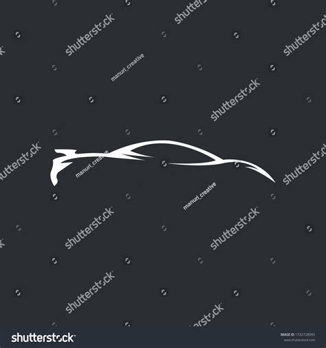 Automotive Logo Car Shadow Icon Stock Vector (Royalty Free) 1732728995 ...