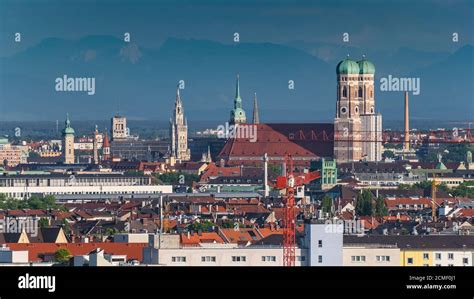 Munich city skyline; Germany Stock Photo - Alamy