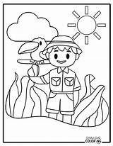 12 Cute Zookeeper Coloring Pages Free PDF Printables  Simply Love sketch template
