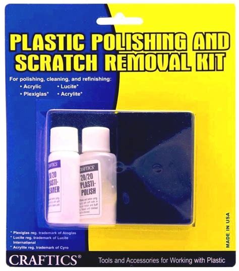 Plastic Polish & Scratch Removal Kit for Acrylic plastics