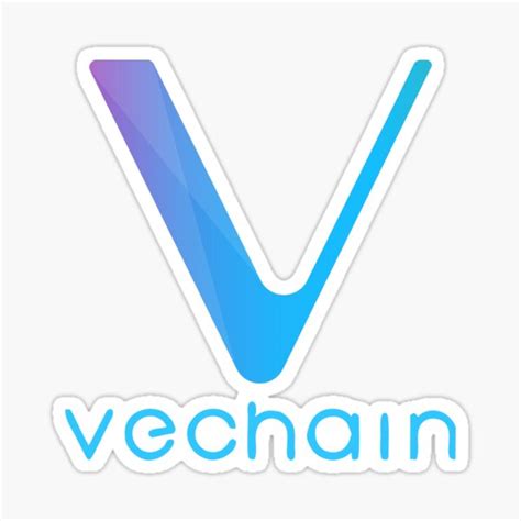 "Best Selling Vechain Logo" Sticker by cindarus | Redbubble