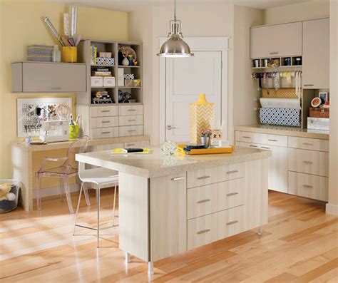 Craft Room Cabinets in Thermofoil - Kitchen Craft Cabinetry