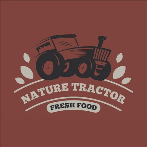 Premium Vector | Farm tractor logo design template