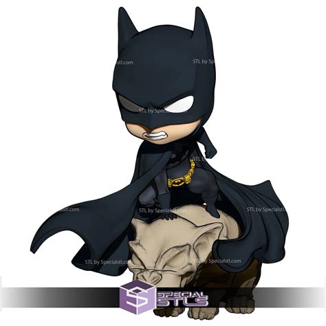 Chibi Batman 3D Model on Demon Base | SpecialSTL