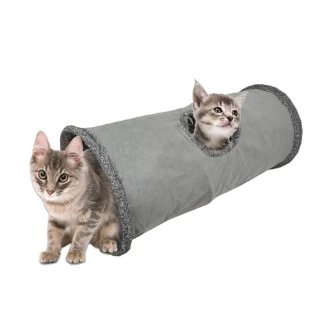 Cat Tunnel Cat Toys Play TunnelPet Play Tunnel Hole Foldable Fleece ...