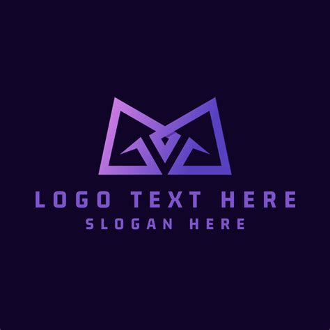 Gradient Gaming Letter M Logo | BrandCrowd Logo Maker