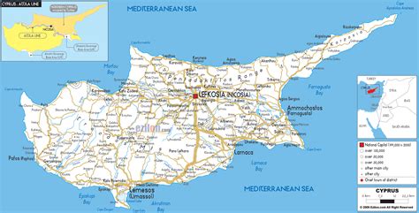 Cyprus Map Detailed - TravelsMaps.Com