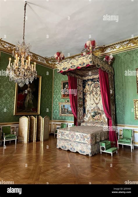 Versailles Castle interiors Stock Photo - Alamy