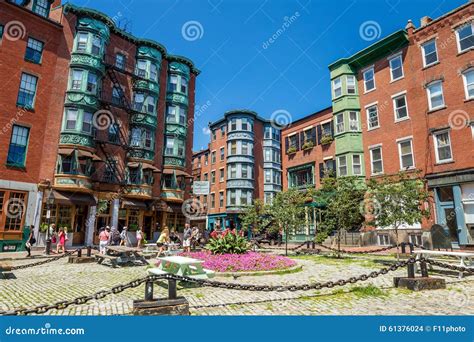 Boston historic North End editorial stock image. Image of historical - 61376024