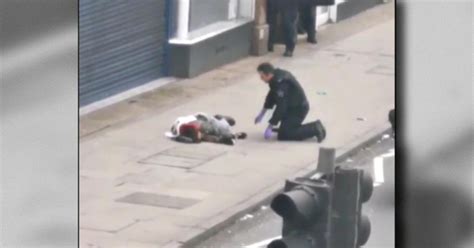 Video shows aftermath of deadly London stabbing attack - CBS News