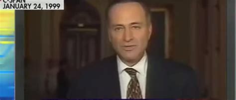 Flashback: Chuck Schumer Consulted With Clinton White House Ahead Of ...