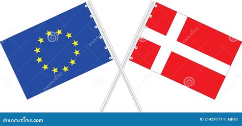 EU and Denmark stock illustration. Illustration of denmark - 21429771