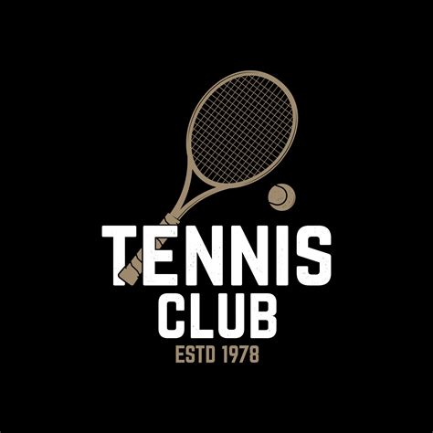 Tennis club. Vector illustration. 13275503 Vector Art at Vecteezy