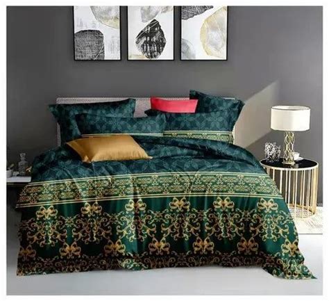 Prince Double Bed Sheet Polyester Micro Bedsheet, For Upholstery at Rs ...