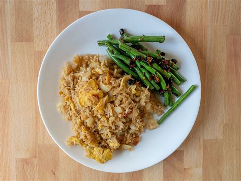 Egg fried rice with green beans with fermented black beans – Shop Smart