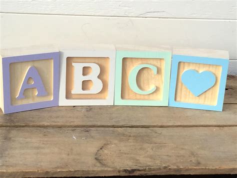 Wooden Letter Blocks