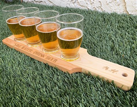 Personalized Beer Flight Paddle Beer Tasting Flight Paddle | Etsy