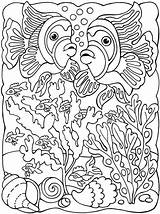 Welcome to Dover Publications  Fish coloring Page Designs sketch template