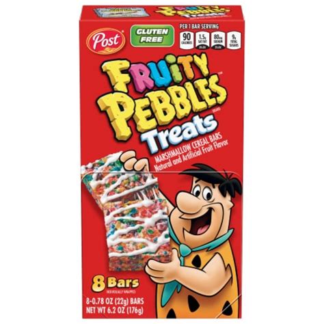 Post® Fruity Pebbles™ Treats Marshmallow Cereal Bars, 8 ct / 0.78 oz ...