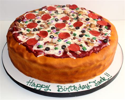 Pizza...It's whats for birthday cake!