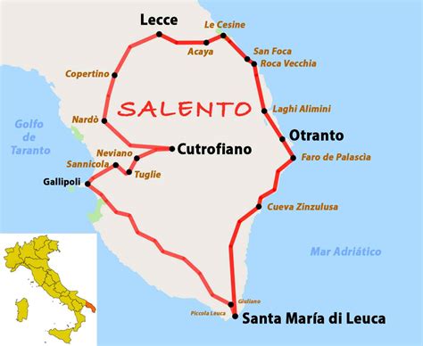 Salento, en bici por el Tacon de Italia | Rutas Pangea