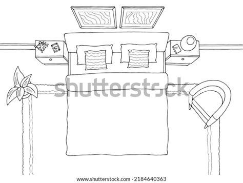 1,743 Bed Sketch Top View Images, Stock Photos & Vectors | Shutterstock