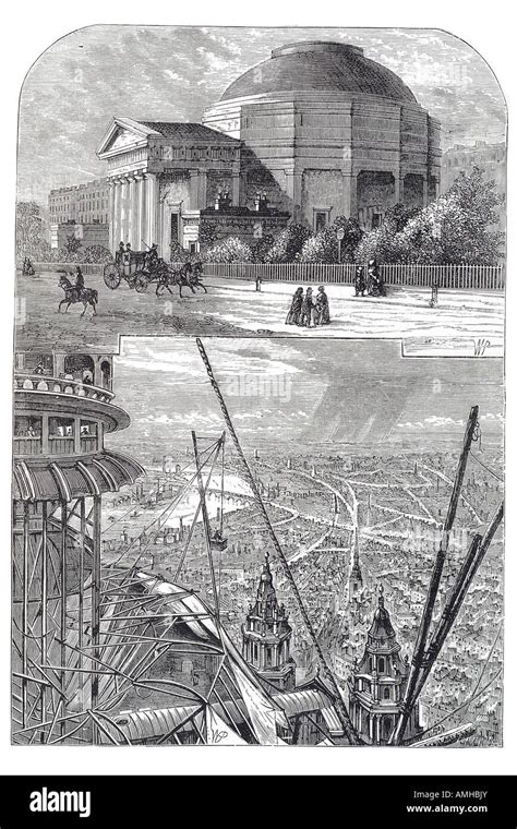 1827 colosseum coliseum panorama London elevated view terrace London Greater capital City ...