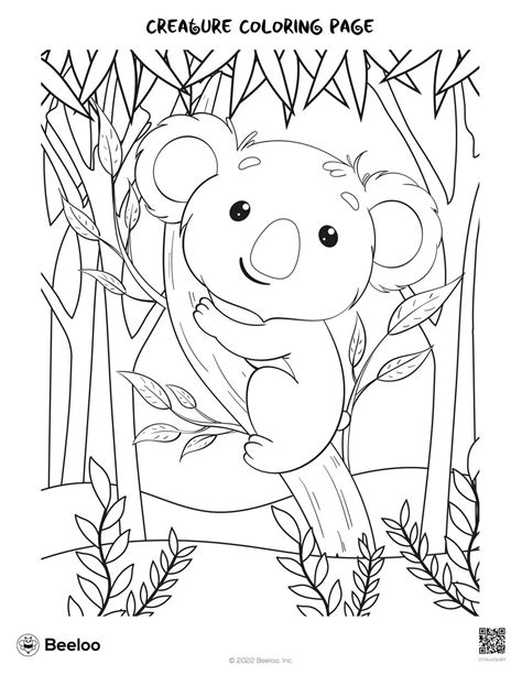 Creature Coloring Page • Beeloo Printable Crafts for Kids (2WKxA0p9M)