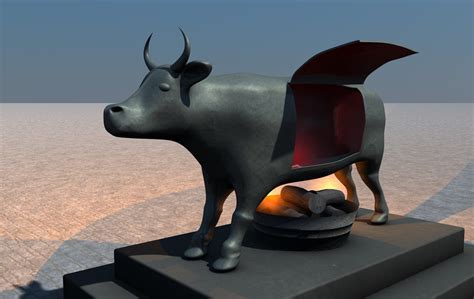 3d brazen bull torture device model