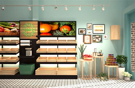 4RS - Organic groceries & produce store on Behance