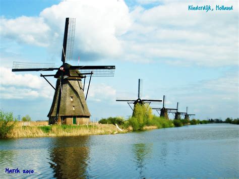 Windmills, The Netherlands | Windmill images, Windmill, Kinderdijk