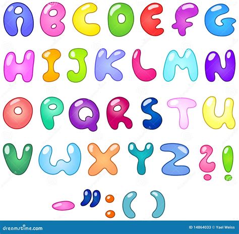 Bubble letters stock vector. Illustration of print, balloon - 14864033