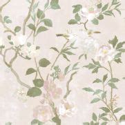 Peony Garden Blush Pink | Chinoiserie Wallpaper