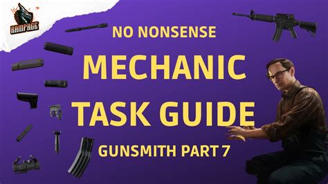 Gunsmith Part 7 - 0.13 A Quick No Nonsense Guide - Escape From Tarkov - YouTube