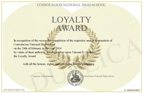 Loyalty Award Certificate - 9+ Examples, Format, Pdf