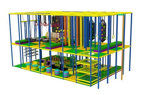 Indoor Soft Ninja Obstacle Course For Kids&Commercial-Angel playground©