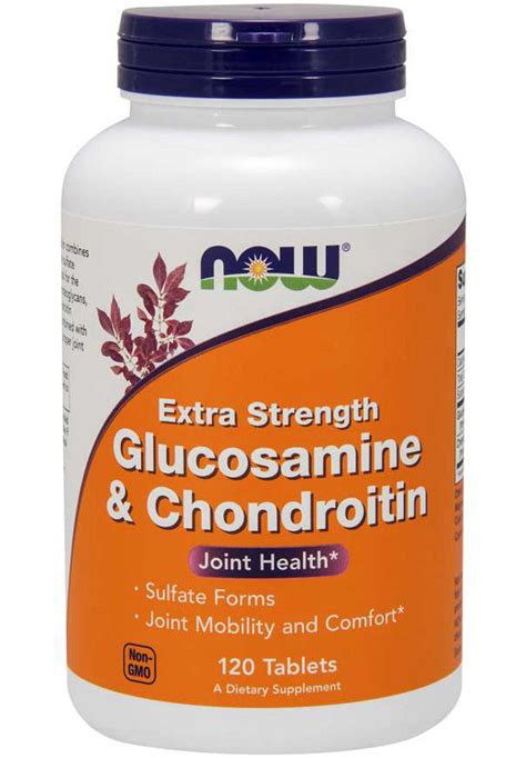 NOW Glucosamine & Chondroitin Extra Strength – Supplement First