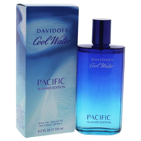 Davidoff Cool Water Pacific Eau de Toilette, Cologne for Men, 4.2 Oz ...