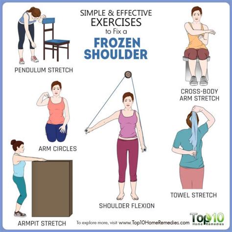 Simple and Effective Exercises to Fix a Frozen Shoulder | Top 10 Home Remedies