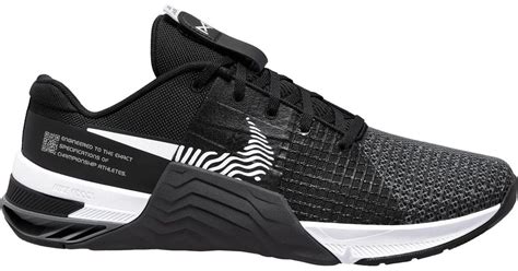 Nike Rubber Metcon 8 Training Shoes in Black/White/Grey (Black) for Men ...